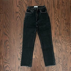 Abercrombie & Fitch Ultra High Ankle Straight Jeans